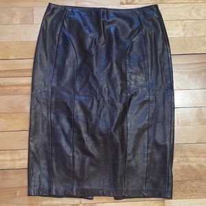 Danier leather skirt